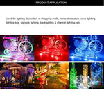 Ruban led smd 5050 ws2812b 50 leds multicolore pre soudé pixels adressables 5v