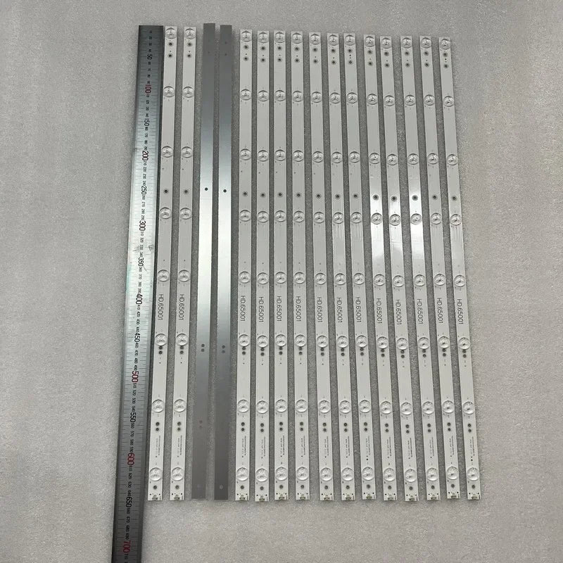 bandes led argentées modernes certifiées ul rohs cem 600mm flux lumineux continu aluminium led