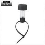 lampe solaire suspendue led noire transparente moderne ip44 extérieure jardin piscine