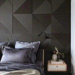 panneaux decoratifs modernes 3d or geometriques 9mm brillants stickers murailles chambre mariage