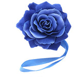 fleur artificielle bleu rose moderne adhésif ruban feuilles décoration murale