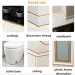 ruban décoratif adhésif glitter or bleu noir moderne pvc 6m ornemental auto collant