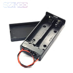 boîte stockage batterie 18650 industrielle câble dc câble usb noir mat