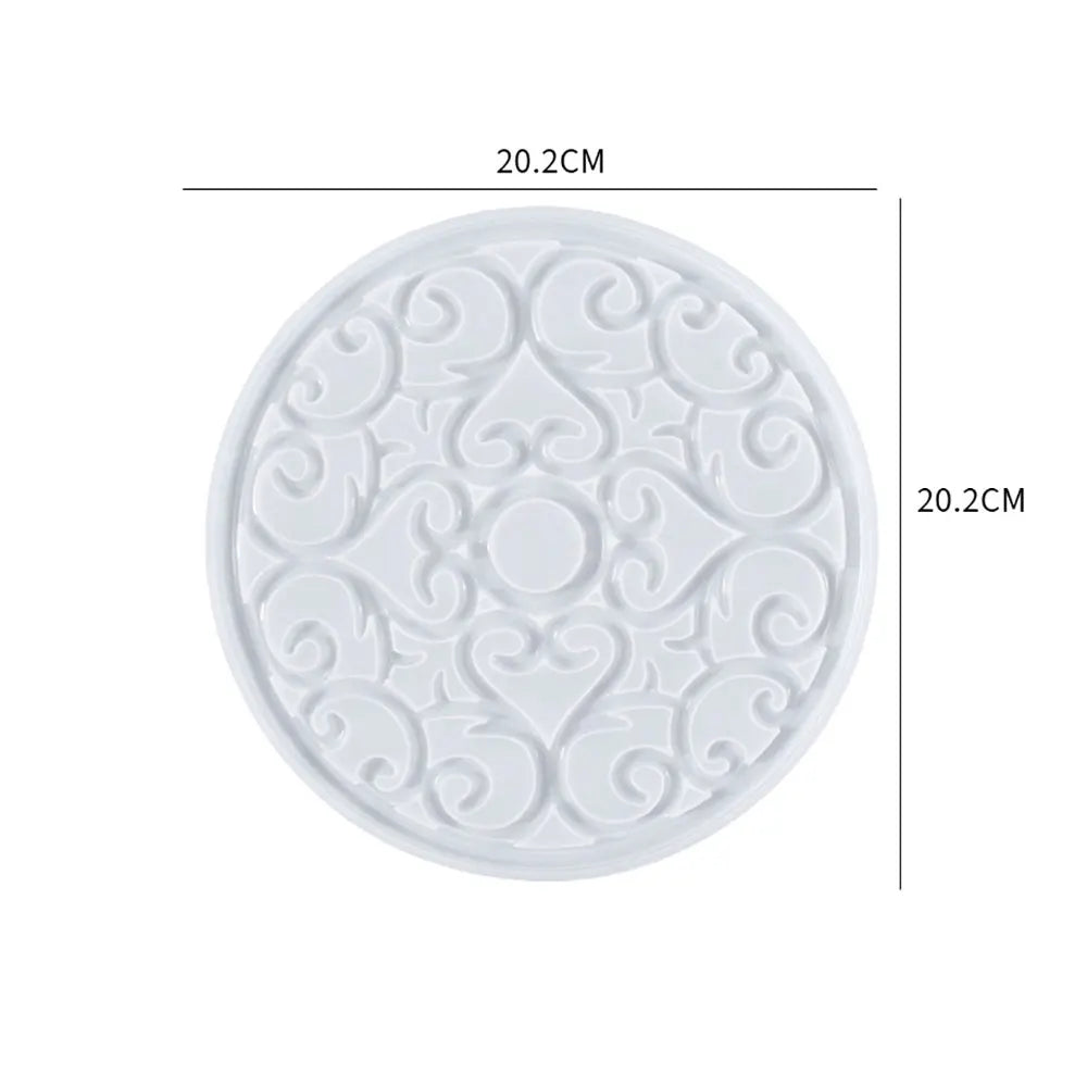 moules silicone motifs floraux flocons neige modernes decoratifs artisanat decoration intérieure
