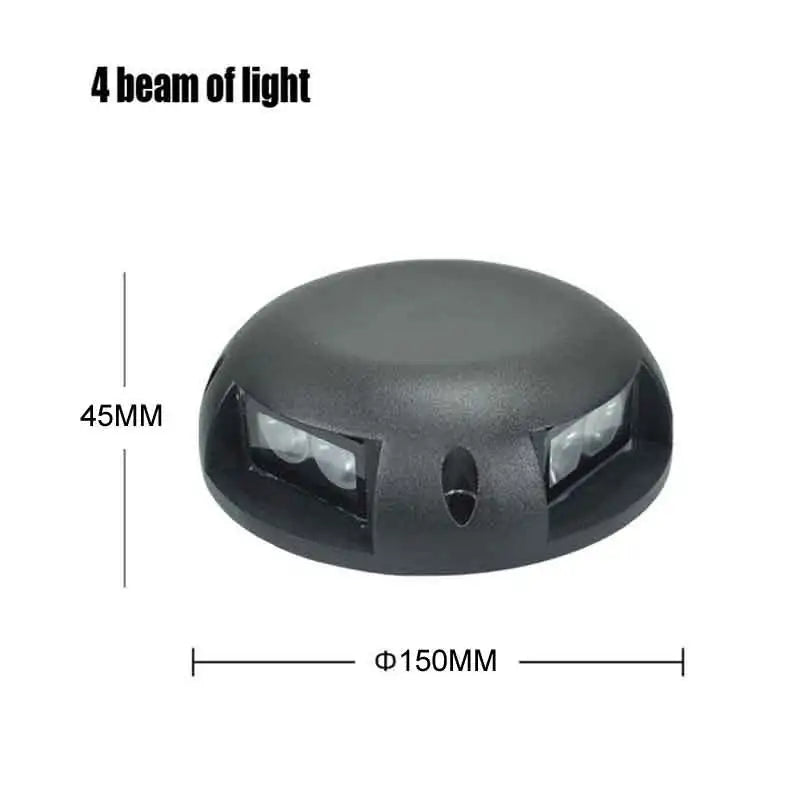 lumière extérieure led moderne aluminium noir surface texturée ip65 deux faisceaux 8w minimaliste