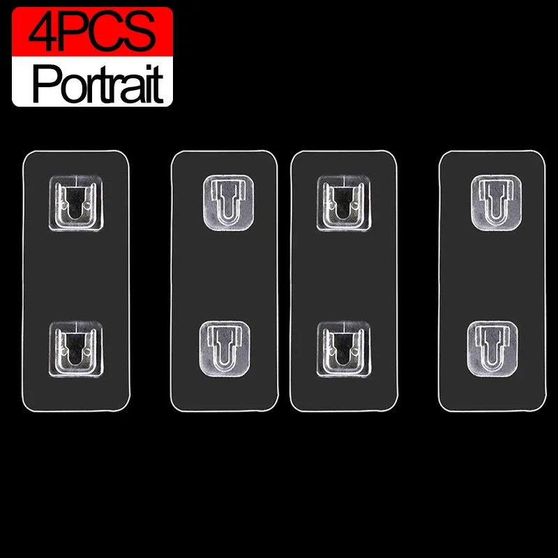 adhésifs blancs multi usages 10 pièces organiseur moderne prise électrique support cuisine blanc
