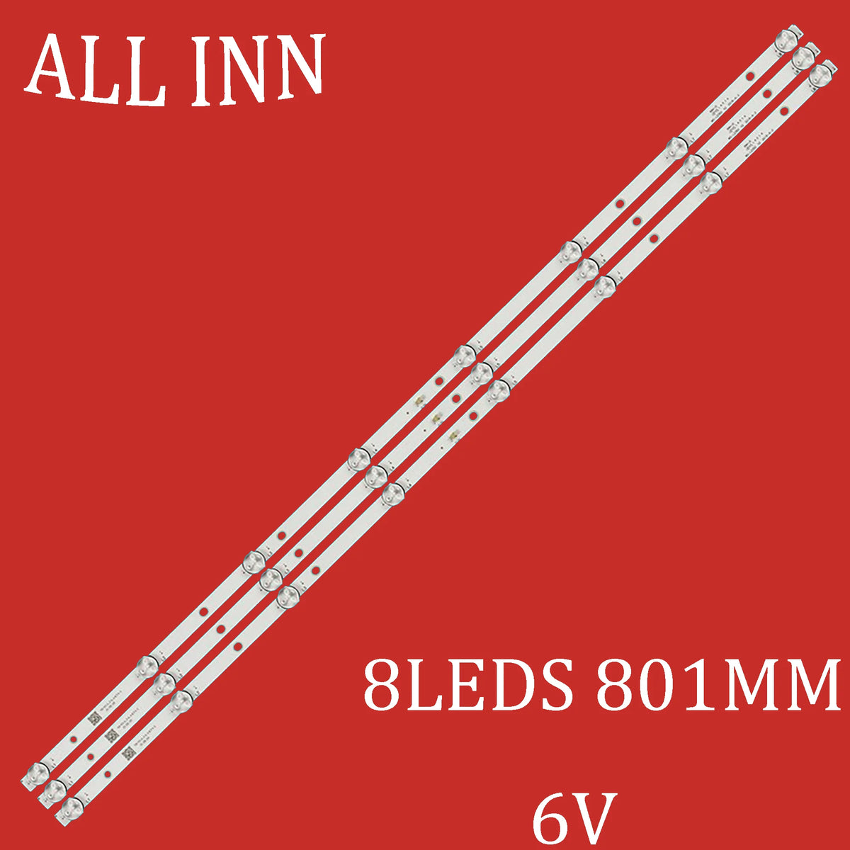 barre lumineuse led blanc rouge industrielle 801mm leds connecteur eléctrique