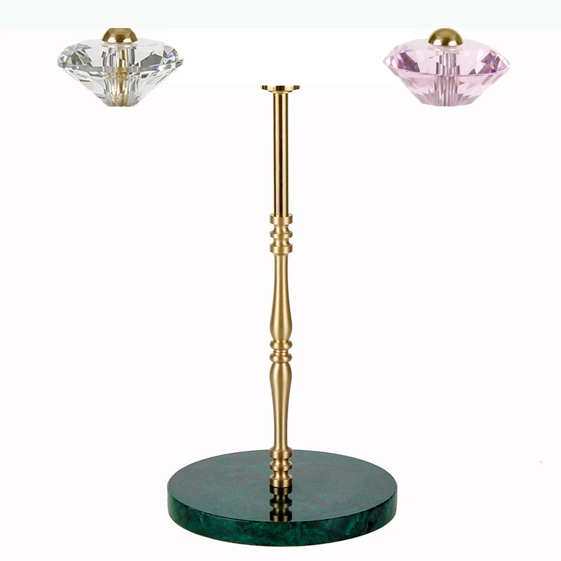 support papier toilette moderne rose doré blanc rayures horizontales élégant adhésif