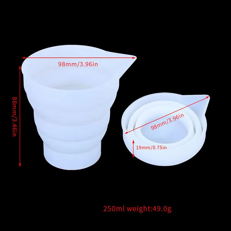moule silicone géométrique moderne vase blanc minimaliste 100ml 250ml 500ml 50ml