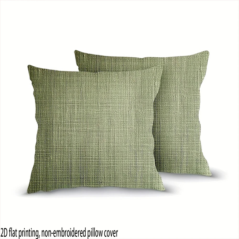 housses coussin vert clair tissage moderne 40x40cm 45x45cm 50x50cm 60x60cm decoration chambre canape polyester