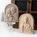 moulages bougies sculptées jésus nativité christ relief classique religieux silicone opaques
