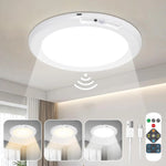 plafonnier led blanc moderne aimanté télécommande charge usb chambre cuisine minimaliste