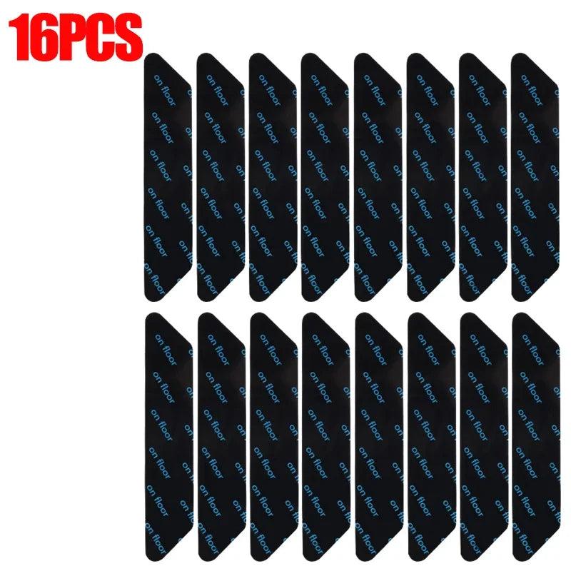 protecteurs tapis adhésifs noirs points modernes réutilisables 130mm 25mm 16 32 40 pièces