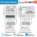 rideau module commutation wi fi blanc moderne clips vis connecteurs électriques 70*76mm 80*80mm 66*102mm
