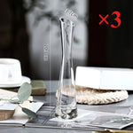 vases modernes transparents adhésifs decoration salon plantes hydroponiques simples rond