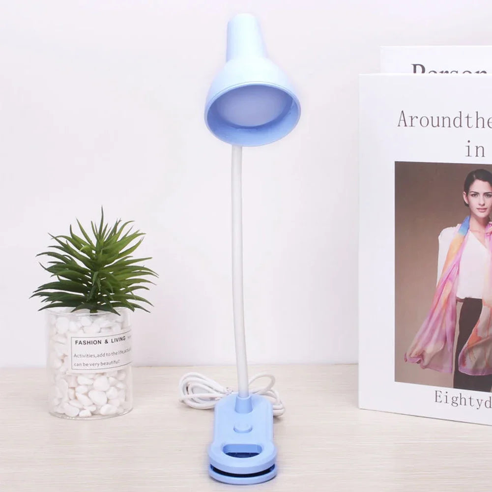 lampe led clip usb rechargeable blanc moderne minimaliste chambre étude
