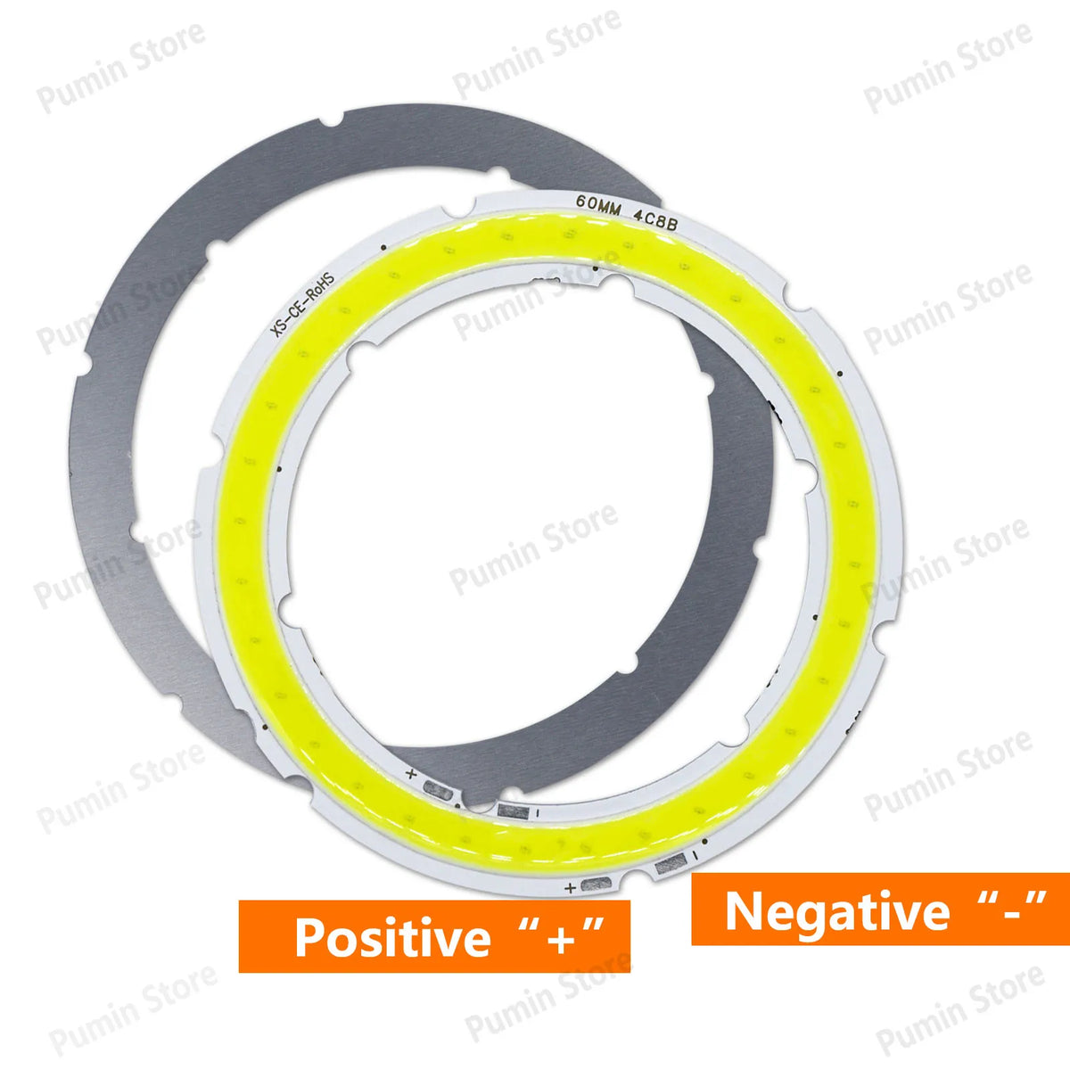 plaque led circulaire concentrique 2w 4w 6w 8w 10w 12w blanc jaune gris moderne