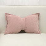 taies d'oreiller polyester corduroy moderne marron clair beige bleu marine 30x50cm opaques fixées maison