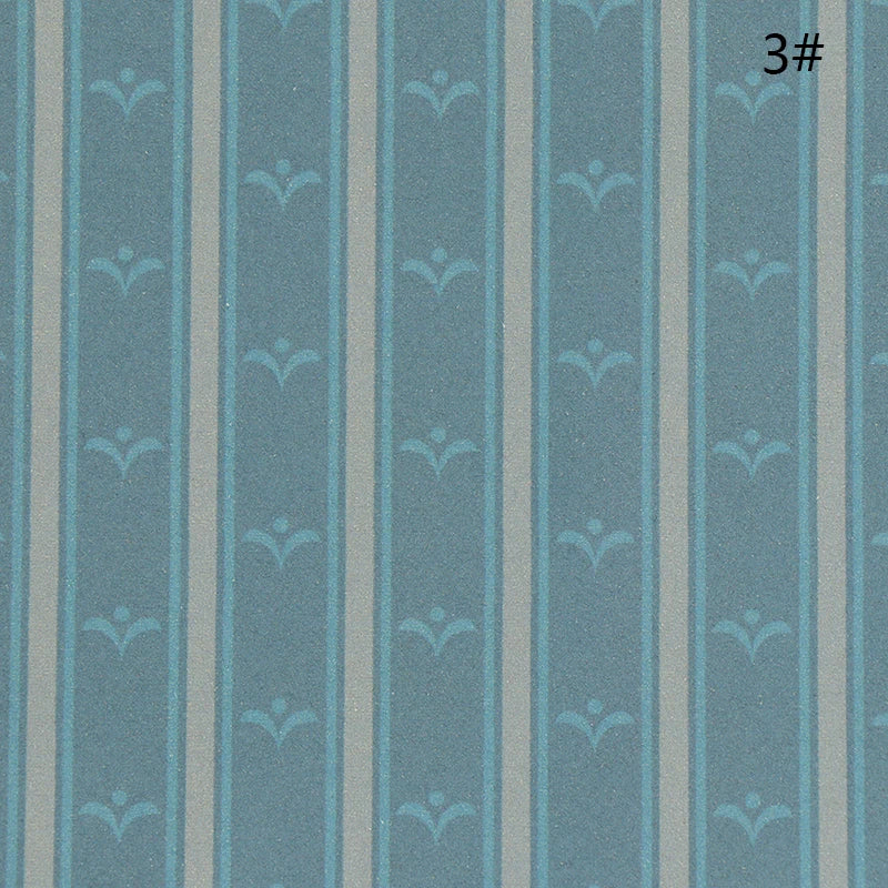 décoration intérieure papier peint floral moderne bleu rose gris blanc