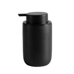 ensemble salle bain noir blanc gris minimaliste tasse distributeur brosse dents savon grille dimensions