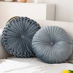 coussin rond rose pâle polyester mémoire forme solide moderne amovible lavable