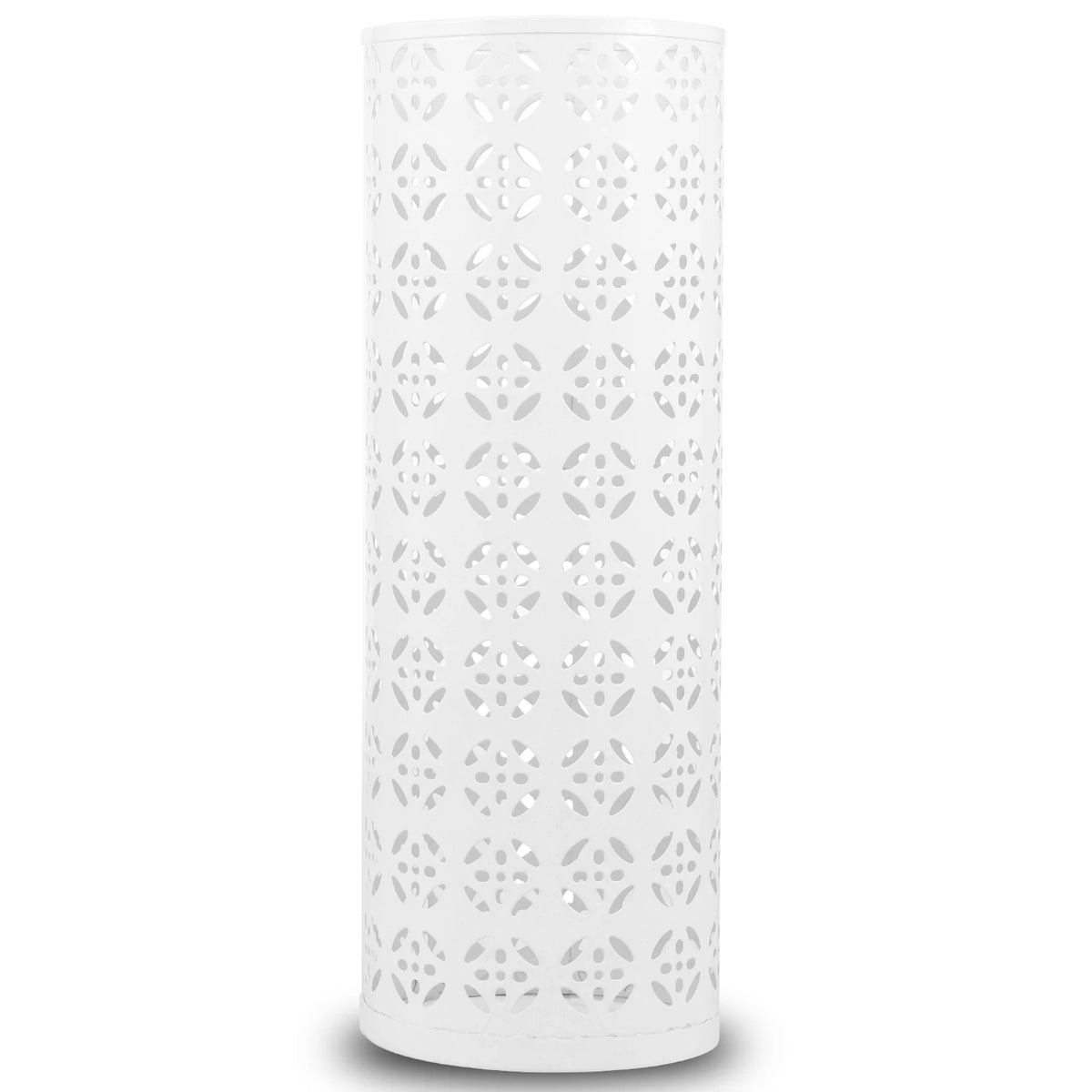 support parapluies moderne blanc noir perforé géométrique intérieur entrée