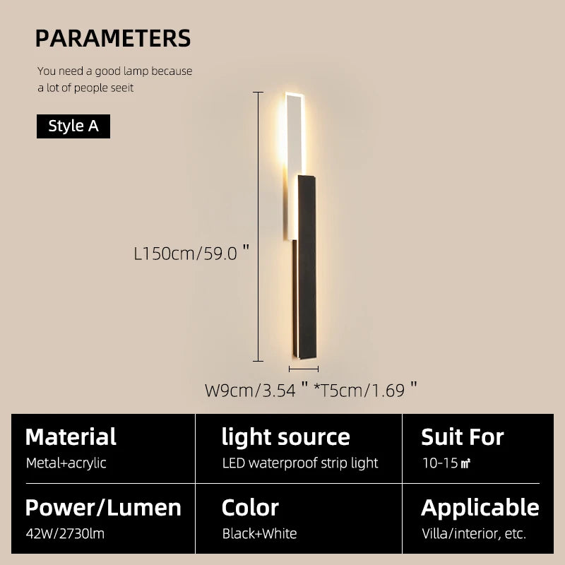 applique murale extérieure led noire dorée moderne étanche jardin façade maison