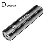lampe torche blanc moderne batterie intégrée 1200mAh distance éclairage 50m lumiere 160 lumens
