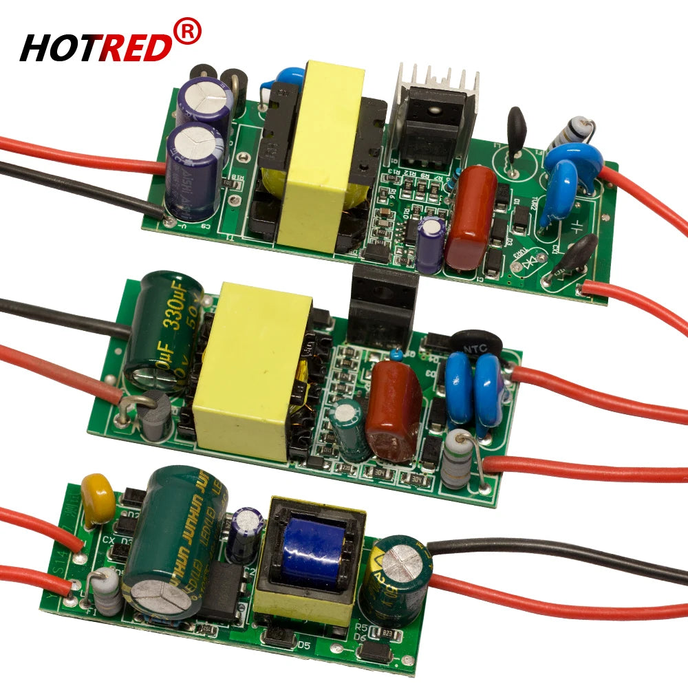 circuit intégré électronique moderne 60w 300ma 50v cc led vert jaune bleu rouge composants