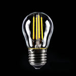 ampoules led filament doré transparentes vintage e14 6w 2700k opalescent 3500k 80000h