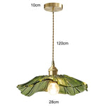 lampe suspendue moderne vintage fleur translucide rouge vert blanc chaîne ampoule