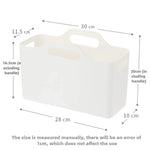 organisateur rangement blanc moderne poignées compartiments respectueux environnement utilisation multiple rangement stockage transparent fonctionnel