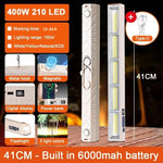 lampe travail led rechargeable aimant noir moderne multifonctionnelle 400w ip66 étanche usb