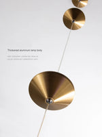 lampe suspension contemporaine marbre noir sources lumineuses 11 15w led noire dorée