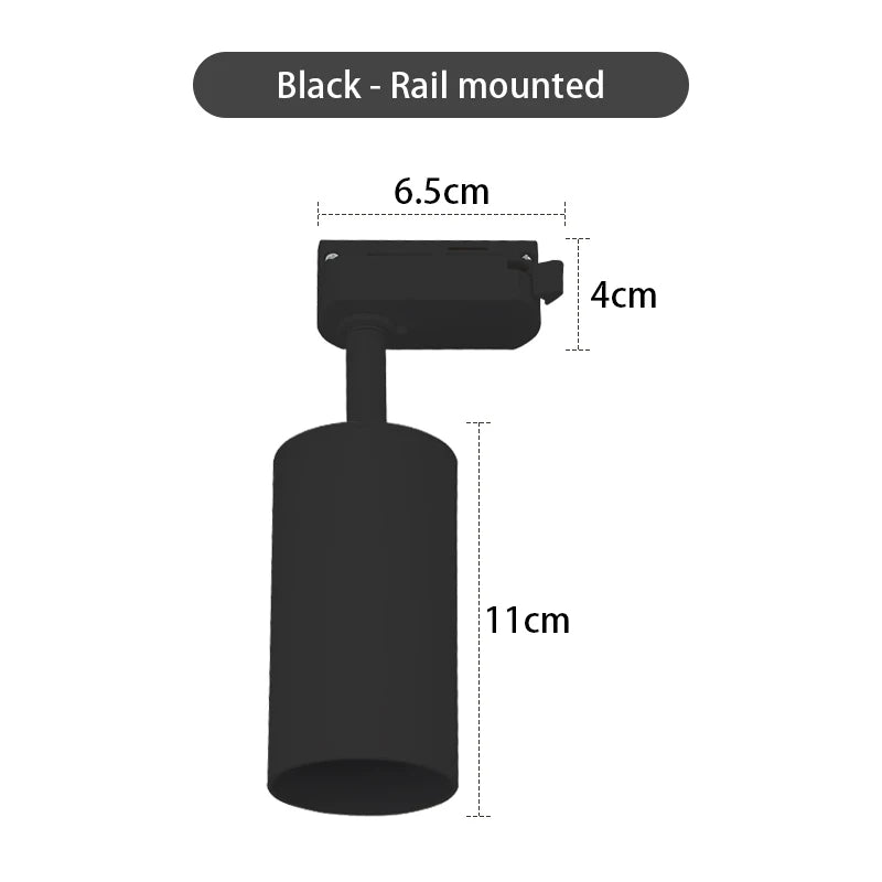 Spot LED moderne or blanc noir ampoule gu10 murale surface fixations vis