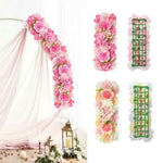 guirlande florale artificielle décoration maison blanc rose pâle vert clair clips romantiqueintérieur