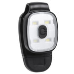bracelet lumineux noir led clip rechargeable usb moderne sécurité