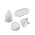 vase silicone bougie blanc rayures moderne arrangement table tổ chứcFLOW (Only the valid 14