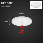 lumière moderne blanc motion sensor 22cm 4.5cm 20w 15w led intelligent