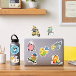 stickers dessins animés oiseaux chats multicolores étanches bricolage scrapbook téléphone portable adultes adolescents