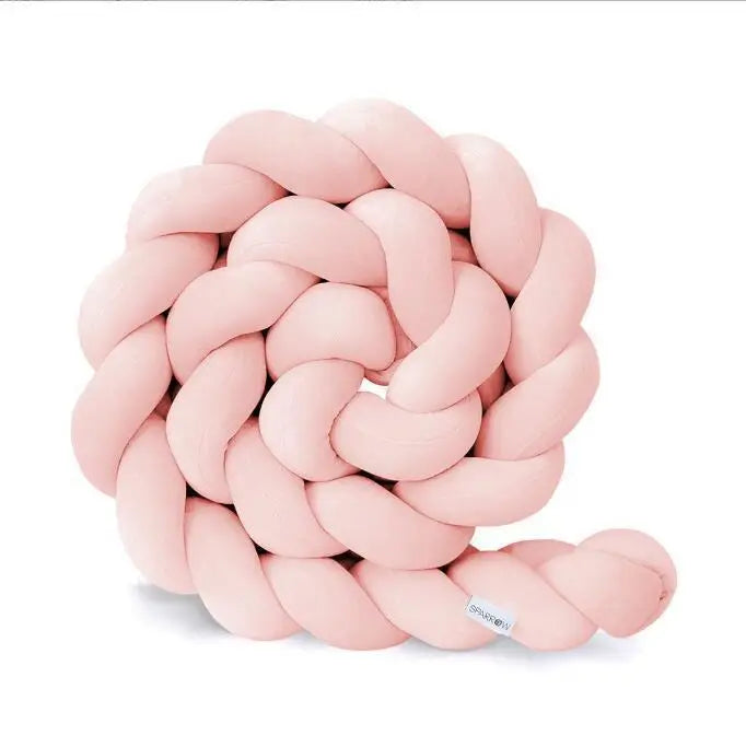 coussin sécurité lit bébé coton doux torsade protecteur berceau décoratif moderne enfant nouveau