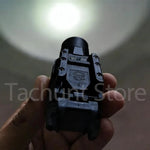 lampe torche tactique rail 20mm clips noir gris moderne fonctionnelle batterie