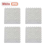 tapis sol antidérapant cailloux gris blanc moderne 30cm 30cm clips geometrique