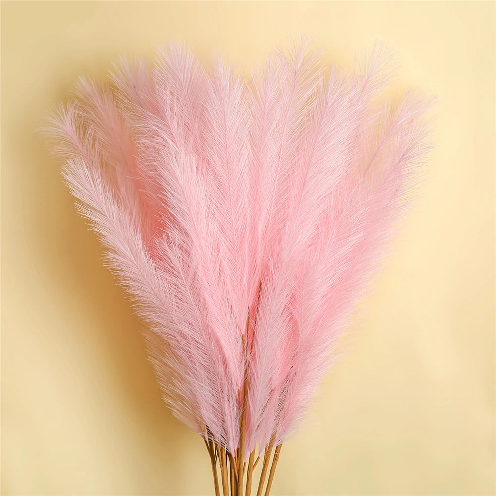 plumes artificielles rustiques décoration table mariage blanc roseclair