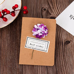 cartes voeux vintage enveloppes fleurs artificielles ruban jute anniversaire mariage noel retraite