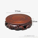 support présentation bois sculpté socle vase figurine théière décoration intérieur classique