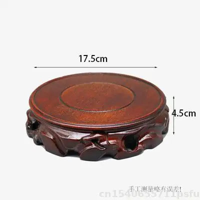 support présentation bois sculpté socle vase figurine théière décoration intérieur classique