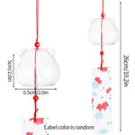 cloches vent transparentes clochette chime décoration jardin minimalisteextérieur decoration hanging wind bell multicolore chapelet