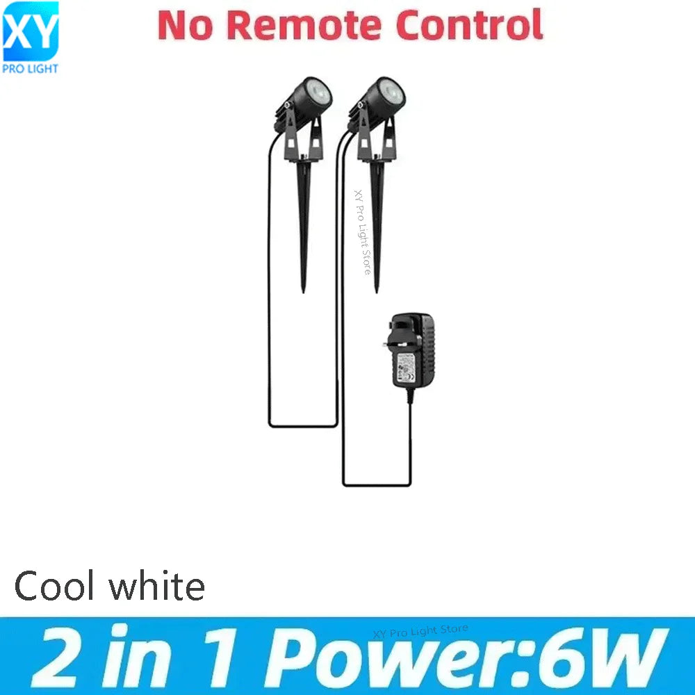 spots led jardin ip65 étanches noirs modernes télécommande adaptable echangement couleurextérieur abs