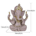 statues religieuses hindoues blanc texture granulée détails sculptés classique feng shui décoration intérieure